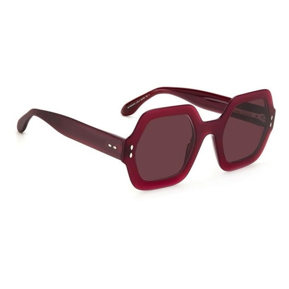 ISABEL MARANT ELY IM 0004/N/S BURGUNDY SUNGLASSES - Picture 3 of 7